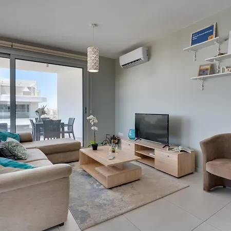 Lägenhet Mackenzie Salt Panorama & Meerblick - 2br Larnaca
